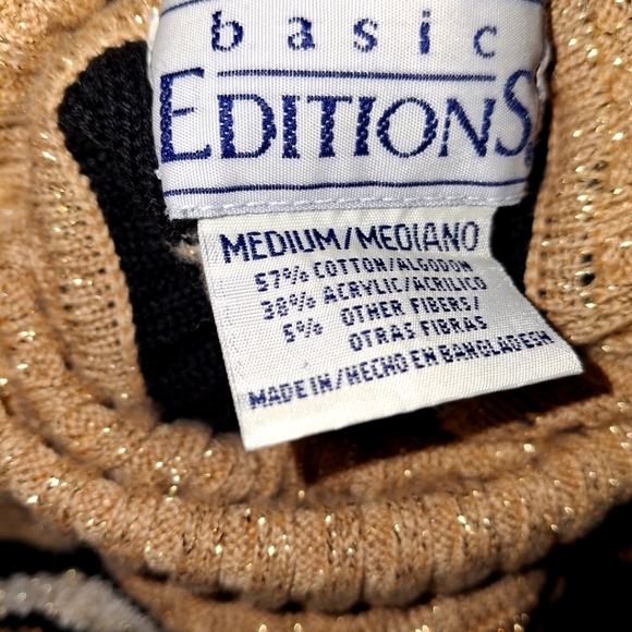 VINTAGE BASIC EDITIONS TURTLENECK SWEATER - Picture 3 of 3